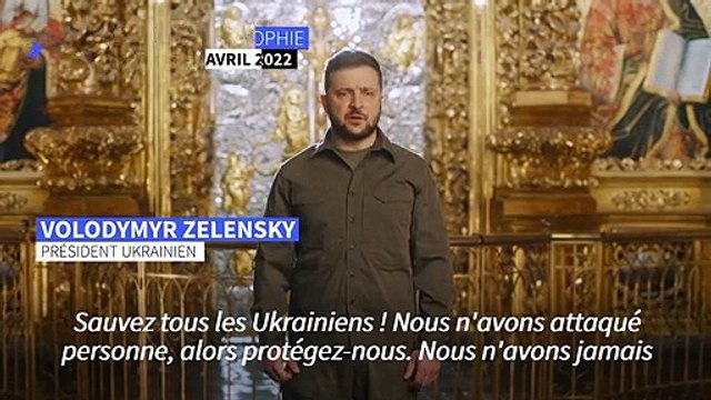 Pâques orthodoxe: Zelensky demande à Dieu de sauver tous les Ukrainiens