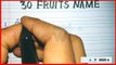 30 fruits name in english_fruits name in English_falon ke naam english me_fruits ke naam english me