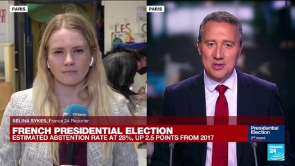 French presidential election: Abstention rate estimated to be the highest in 50 years