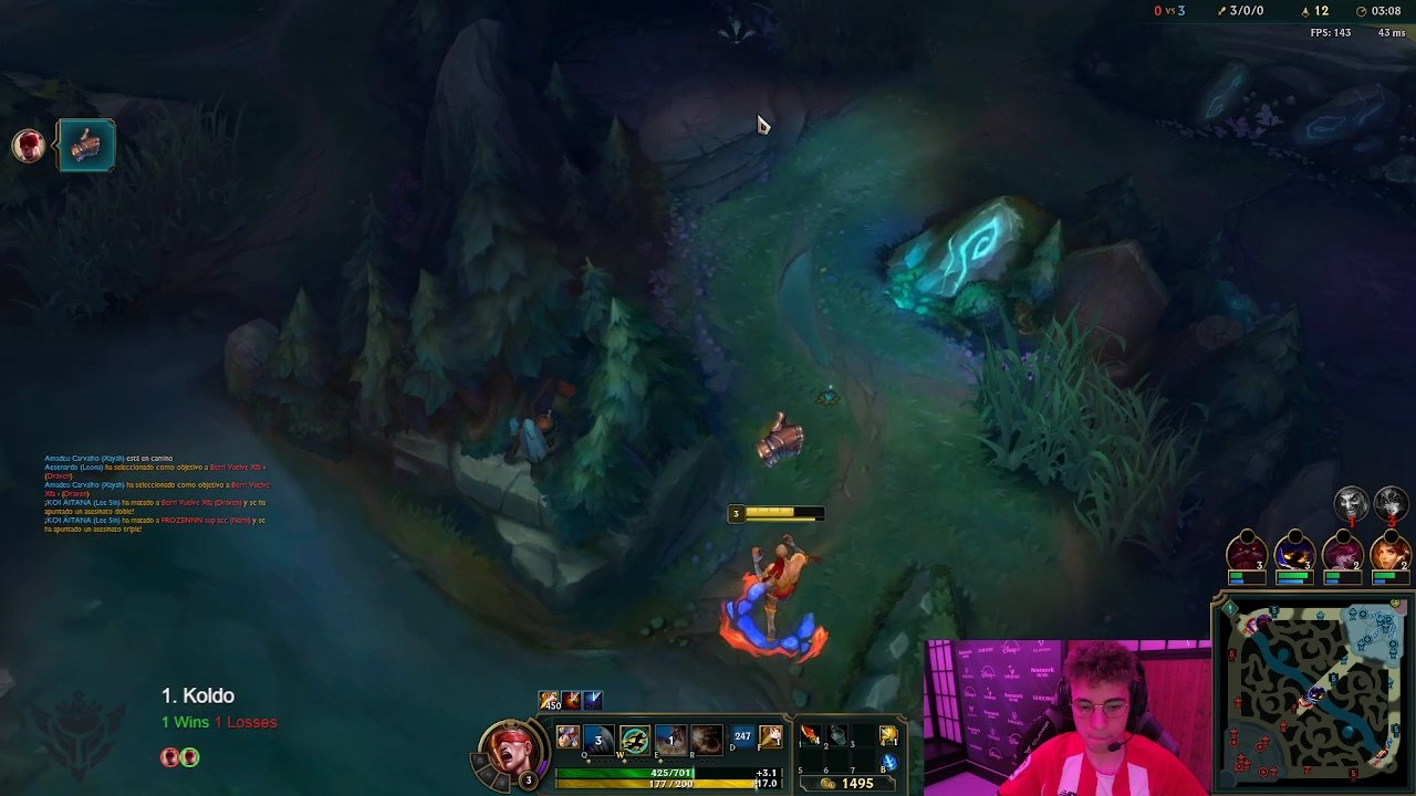 LoL: Koldo se saca una Triple Kill vital en el...