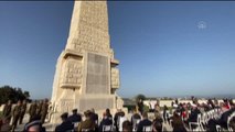 ÇANAKKALE - İngiliz Milletler Topluluğu Anıtı'nda Çanakkale Kara Savaşları'nın 107. yılı töreni düzenlendi