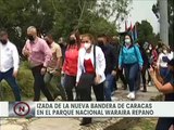 Izada la nueva bandera de Caracas en el Parque Nacional Waraira Repano