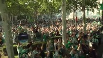 El Betis brinda la Copa a su afición