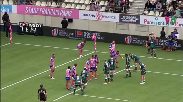 TOP 14 - Essai d'Antoine HASTOY 2 (SP) - Stade Français - Section Paloise - Saison 2021/2022