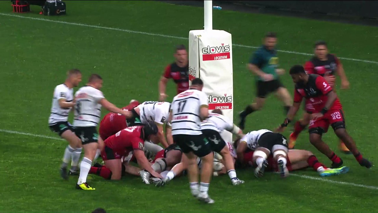 TOP 14 - Essai d'Enzo SANGA (CAB) - CA Brive - LOU Rugby - Saison 2021/2022