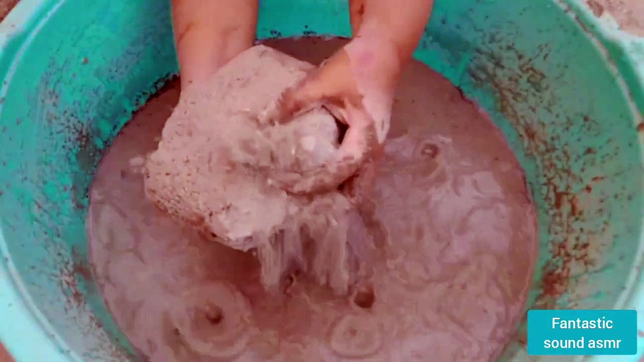 Gritty Dusty Sand Cement Chunks Water Crumbles Dipping Cr: Fantastic Sounds ASMR