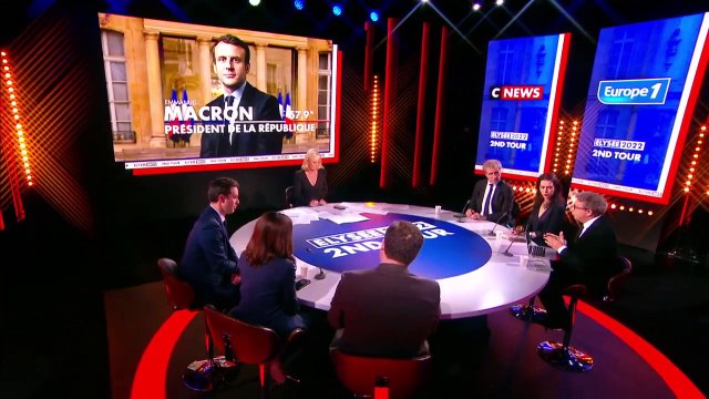 Elysée 2022 : Les premières estimations, Emmanuel Macron réélu