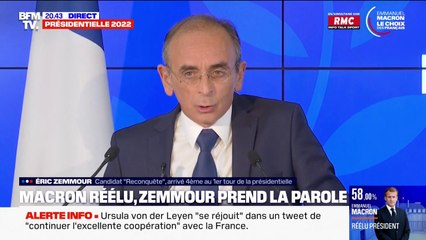 Éric Zemmour: "Les amoureux de la France ont perdu"