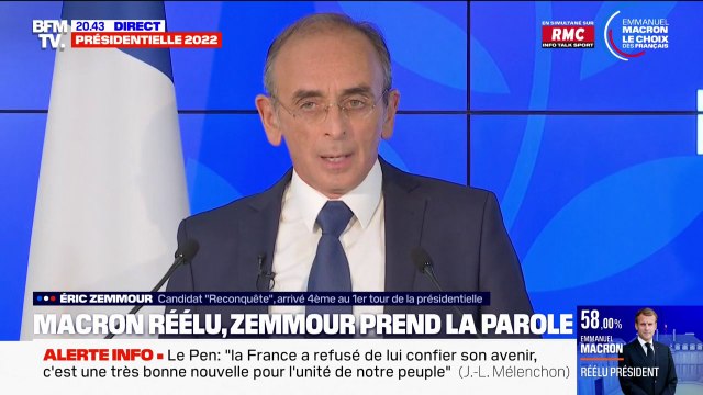 Éric Zemmour: Hélas, c'est la 8ème fois que la défaite frappe le nom de Le Pen