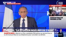 Éric Zemmour dénonce la constitution de 