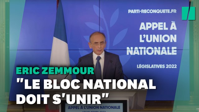 Eric Zemmour appelle à la mobilisation contre les blocs macroniste et islamo-gauchiste