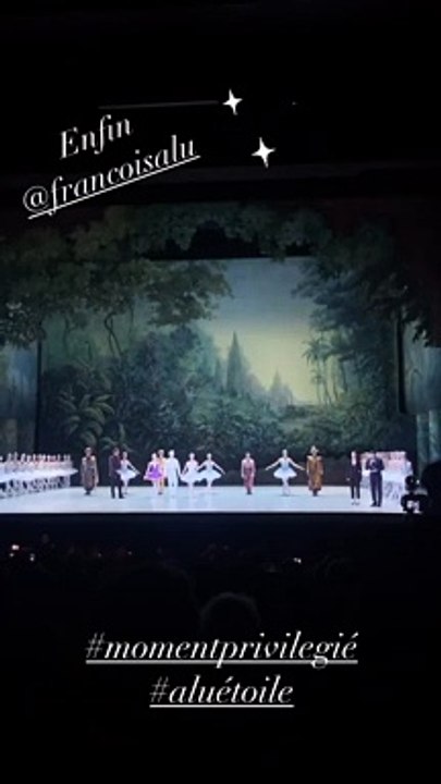 Denitsa Ikonomova a assisté ce samedi à la nomination de François Alu en tant qu'étoile de l'Opéra. @ Instagram / Denitsa Ikonomova