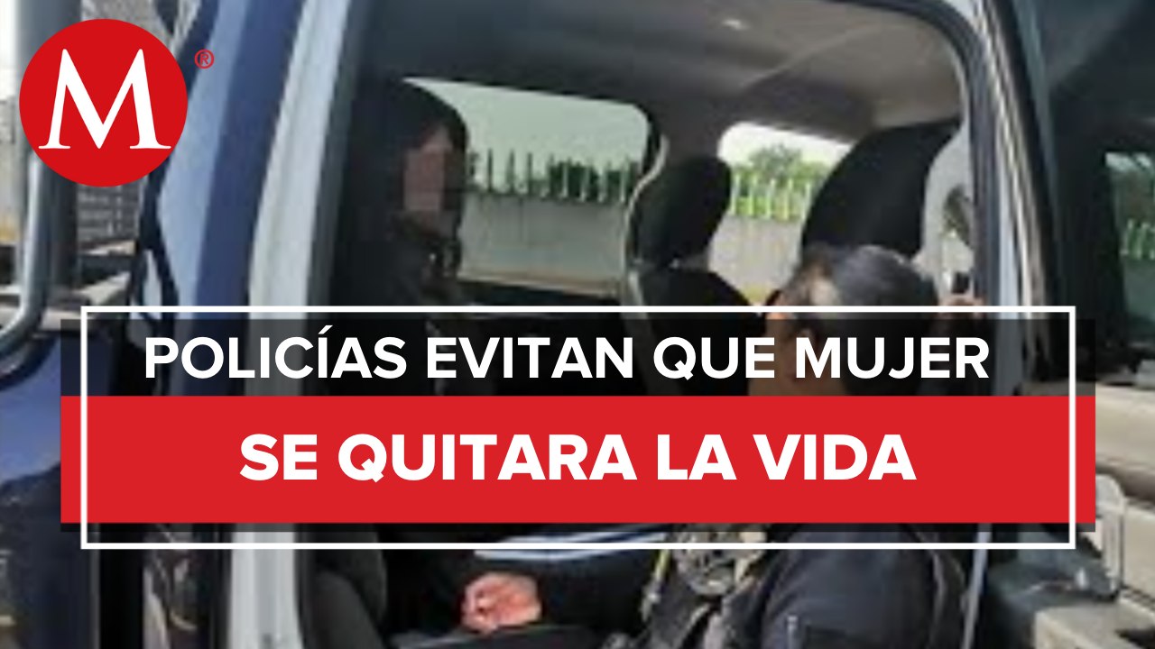 En Cuernavaca, policía evita que mujer se arroje desde puente en Autopista México-Acapulco