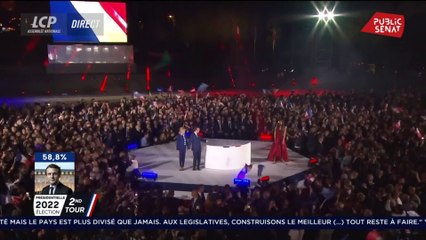 "Je ne suis plus le candidat d'un camp mais le Président de tous" affirme Emmanuel Macron