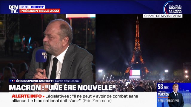 Éric Dupont-Moretti: Le fait que notre pays n'est pas basculé à l'extrême-droite me fait infiniment plaisir