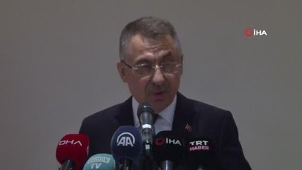 Fuat Oktay'dan HDP'ye sert sözler: TBMM çatısı altında, millete iftira atmak, fikir terörüdür