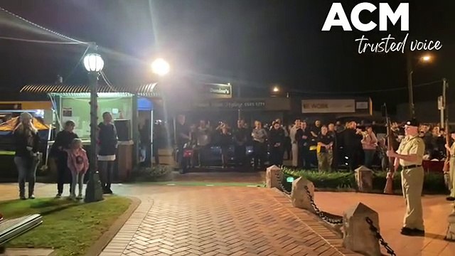 Anzac Day dawn service, April 25, 2022, Beaudesert Times