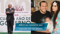 José Ramón, hijo mayor de AMLO, presenta a su segundo hijo, a quien llamarán Levi Mateo