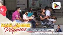 Pagtuturok ng second booster shot, sisimulan na ngayong araw sa Makati city