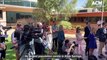 Scott Morrison  interrupted by protesters in Alice Springs on Day 14 of the Federal Election campaign | April 25 2022 | Canberra Times
