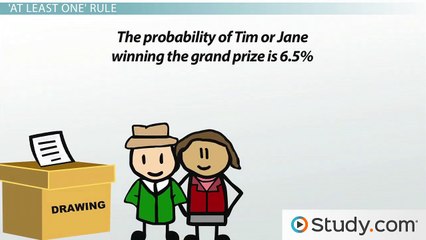 Probability of Independent Events- The 'At Least One' Rule - Video & Lesson Transcript - Study.com