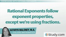 Simplifying Expressions with Rational Exponents