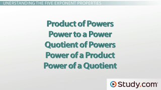 What Are the Five Main Exponent Properties-