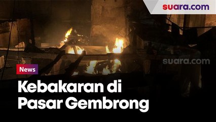 Kebakaran Pasar Gembrong: 90 Rumah dan 20 Toko Ludes Dilalap Api, Dugaan Awal Korsleting Listrik