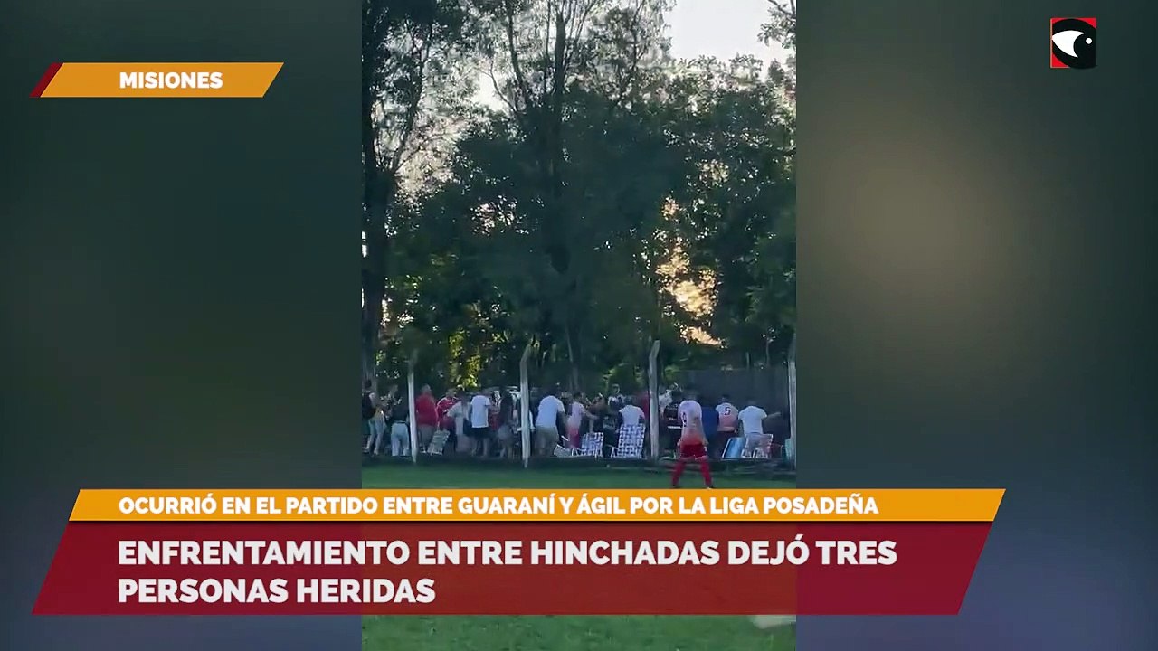Enfrentamiento entre hinchadas dejó tres personas heridas