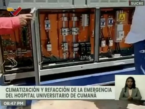 Ministerio de Obras Públicas activó trabajos de refacción en Hospital Universitario de Cumaná