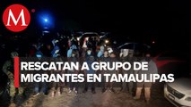 Rescatan a migrantes en Tamaulipas, 13 de ellos menores de edad