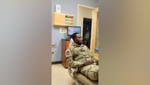 Soldier Surprises Wife At Work At Dentist After 11 Month Deployment | Happily TV