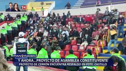 Télécharger la video: Proyecto de Asamblea Constituyente de Cerrón es respaldado por el presidente Pedro Castillo