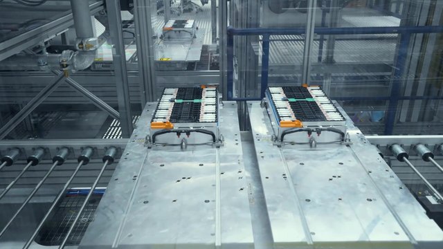 BMW Production of battery modules - Hardening