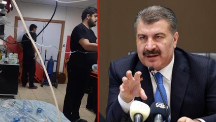 Diyarbakır'da hasta yakınları polisin silahını alıp ateş açtı! Fahrettin Koca'dan sert tepki geldi