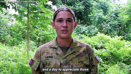 Australian servicemen and women give shoutouts on ANZAC Day | April 25 2022 | ACM