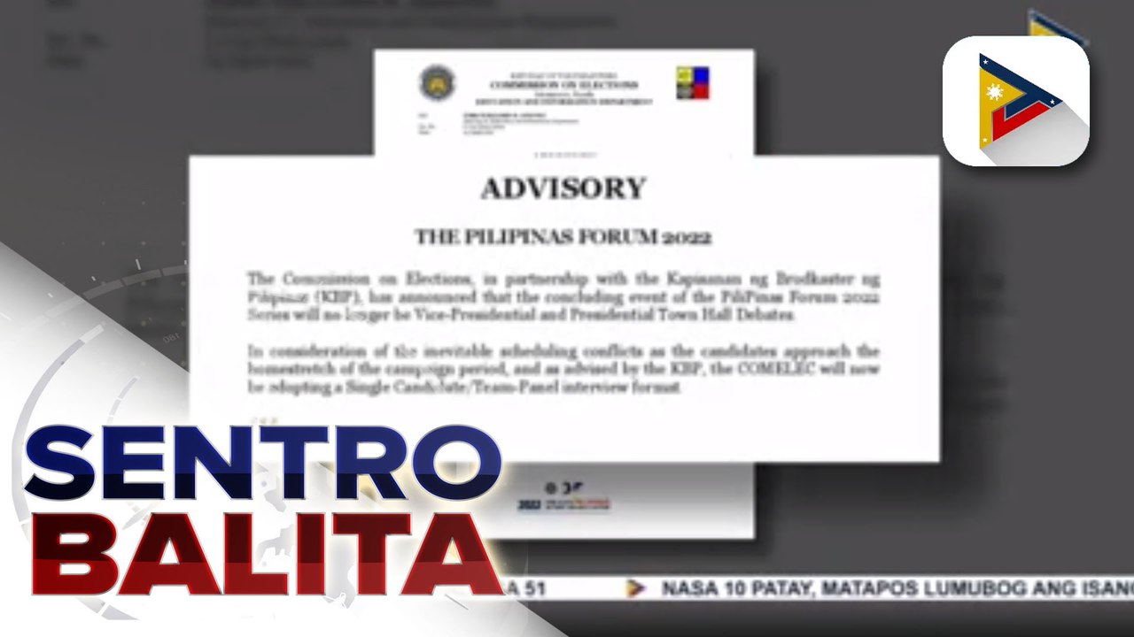 Comelec, magsasagawa na lang ng panel interview sa mga kandidato sa May 2-6 sa halip na debate