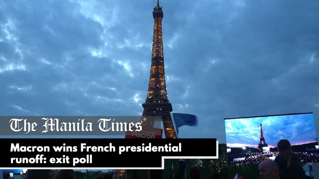 Macron wins French presidential runoff: exit poll