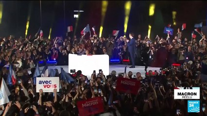 Présidentielle : retour sur la soirée de réélection d'Emmanuel Macron