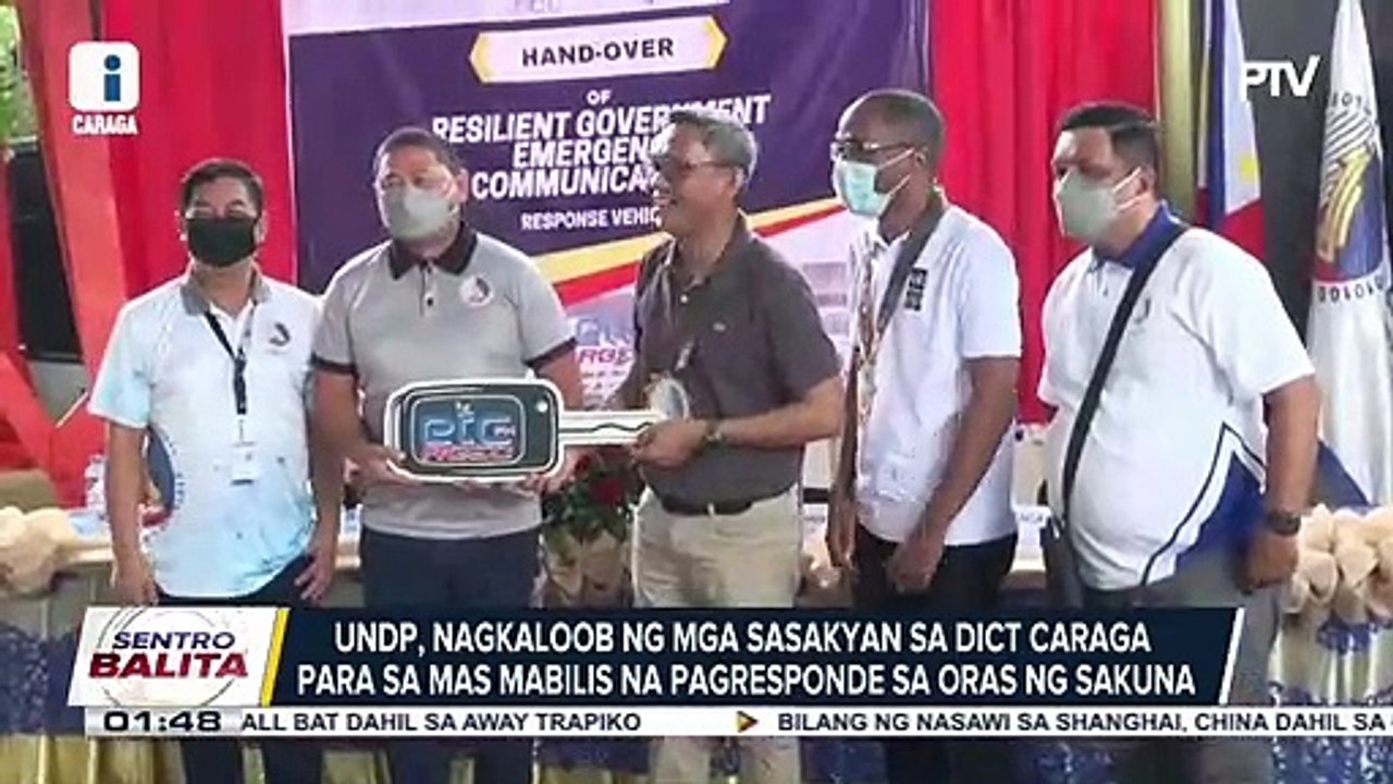 UNDP, nagkaloob ng mga sasakyan sa DICT-Caraga para sa mas mabilis na pagresponde sa oras ng sakuna
