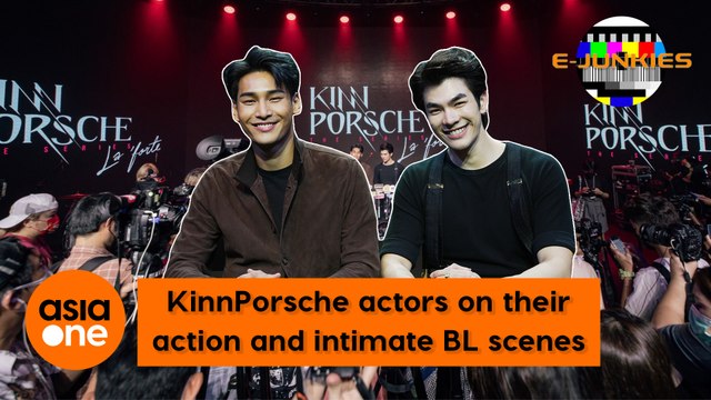 E-Junkies: Thai actors Apo and Mile on their intimate scenes in BL drama KinnPorsche