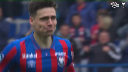 Le but égalisateur de J.Deminguet sous tous les angles (SMCaen  1-1 AJ Auxerre / J35 Ligue 2 BKT)