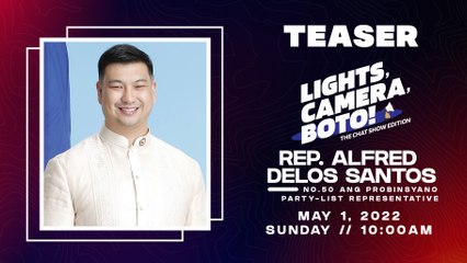 The Manila Times: Lights, Camera, Boto! Episode 14: Rep. Alfred Delos Santos