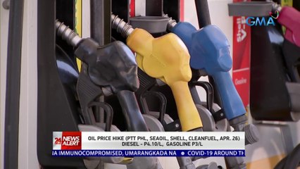 Ilang oil company nag-anunsyo na ng oil price hike | 24 Oras News Alert
