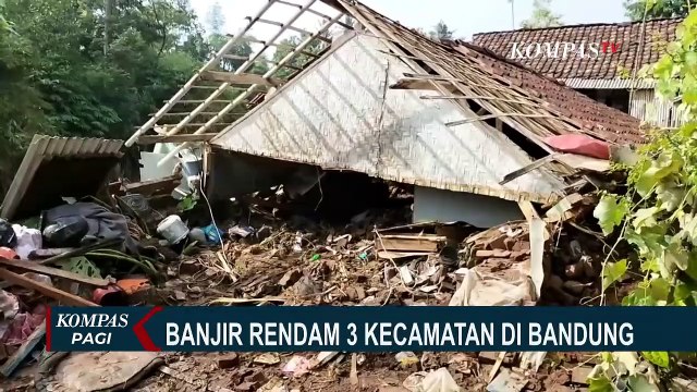 Sungai Meluap serta Tanggul Jebol Sebabkan Banjir Rendam 3 Kecamatan dan 2 Rumah Ambruk
