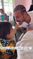 Christina Milian a partagé en story un doux moment entre Matt Pokora et son fils Kenna pour son anniversaire. @ Instagram / Christina Milian