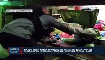 Sidak Lapas, Petugas Temukan Puluhan Benda Tajam