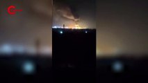 Rusya güne büyük patlamayla uyandı! Akaryakıt deposu ve askeri tesiste yangın