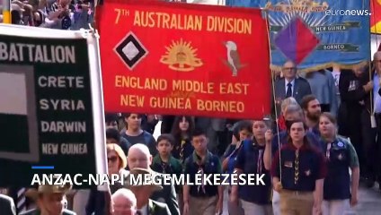 ANZAC-napi megemlékezések az ukrajnai háború árnyékában