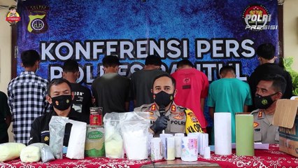 8 Pelajar Diduga Produksi Petasan Diamankan Polres Bantul